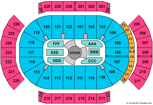 Desert Diamond Arena James Taylor Seating Chart